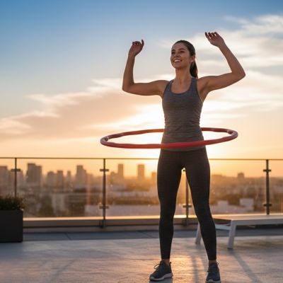 11. KÖRPERSKULPTUR HULA HOP MIT PROJEKTIONEN BB 6412