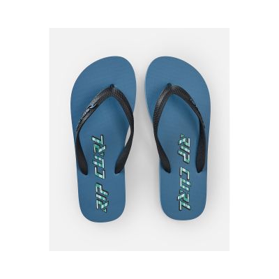 RIP CURL Icons Of Surf Bloom Open Toe Herren-Flip-Flops Blau