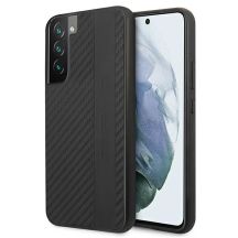 AMG Carbon Stripe&Embossed Case für Samsung Galaxy S22+ - Schwarz