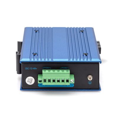 9. Industrieller Medienkonverter 1000Base-TX - 1000Base-FX SFP (ohne Modul) DIN erweiterter Temperaturbereich