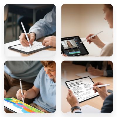8. Wozinsky WRA-08 Stylus für iPad USB-C Schnellladung - Weiß