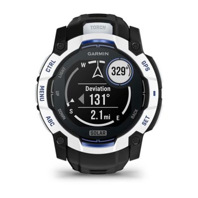 18. Garmin Instinct 3 Solar 010-02935-03 Smartwatch 50 mm Schwarz und Weiß