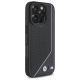 4. BMW M Perforierte MagSafe-Hülle mit Twisted Line-Design für iPhone 16 Pro – Schwarz