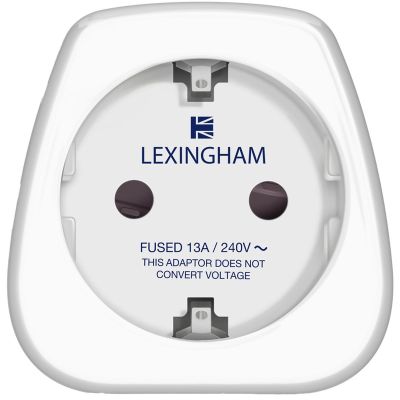 LEXINGHAM Reiseadapter SCHUKO -> UK