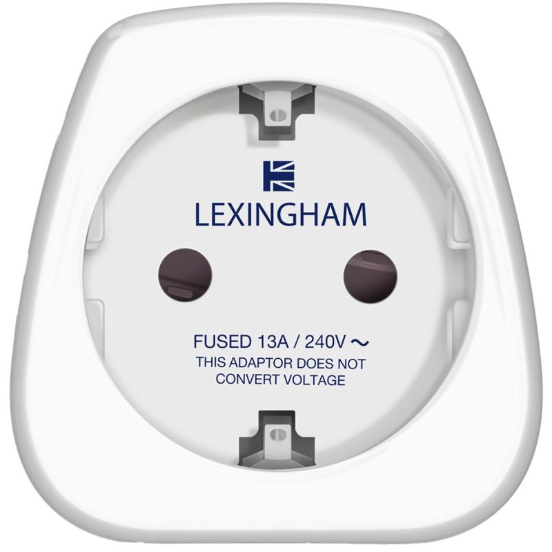 LEXINGHAM Reiseadapter SCHUKO -> UK