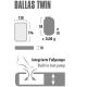 5. High Peak Dallas Twin Matratze 194x138x10 41033