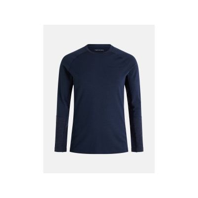 Peak Performance M Magic Crew Thermoshirt Blau