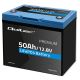 9. Qoltec LiFePO4 Lithium-Eisenphosphat-Akku | 12,8 V | 50 Ah | 640 Wh | BMS