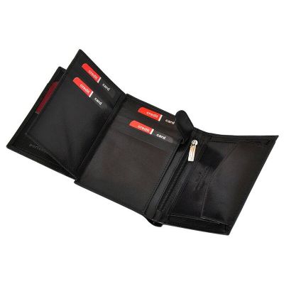 10. Pierre Cardin Herren-Geldbörse aus Premium-Leder mit RFID-Schutz und Reißverschluss - YS520.1-326