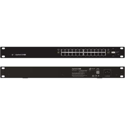 13. Ubiquiti EdgeSwitch 24 PoE (250W) 26p PoE (PoE+: 24;) 220W Managed Gigabit