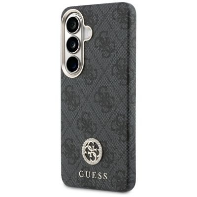 2. Guess 4G Strass-Logo-Hülle mit MagSafe-Funktion für Samsung Galaxy S26 – Schwarz