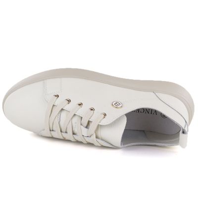 3. Beige Damenlederschuhe Vinceza 41508