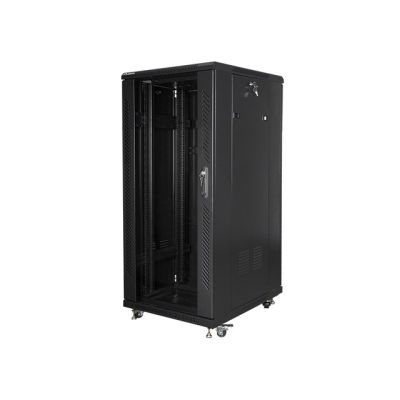 Lanberg FF01-6827-12B 27U freistehendes Rack Schwarz