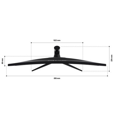 6. JAPANNEXT 86,4 cm Curved Monitor JN-IPS340UWQHD60C-C65W-HS mit UWQHD-Bildschirm