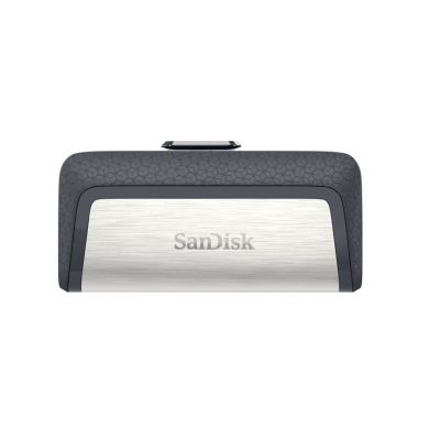 7. SanDisk Ultra Dual Drive 256 GB USB-Stick, USB Typ-A / USB Typ-C 3.2 Gen 1 (3.1 Gen 1), Grau, Silber