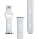 14. 3mk Silikon- Watch für Apple Watch 42 / 44 / 45 / 49 mm – Weiß