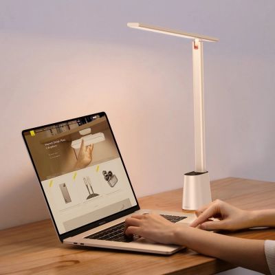 11. Baseus Smart Eye wiederaufladbares Klapplesepult LED-Lampe (Smart Light) weiß (DGZG-02)