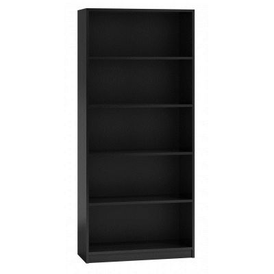 2. BÜCHERREGAL 80 CM SCHWARZ