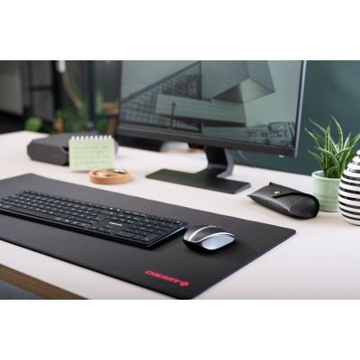 10. CHERRY KW 9100 SLIM Universal-Tastatur mit Funk- und Bluetooth-Funktion, QWERTZ-Schriftzug, Schweizer System, Schwarz