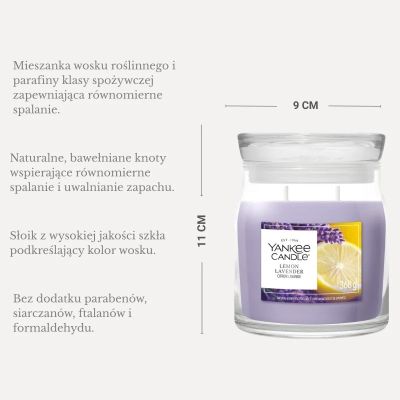 2. Mittlere Kerze LEMON LAVENDER YANKEE