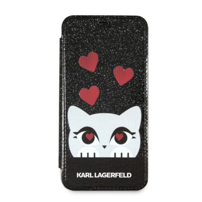 3. Karl Lagerfeld Valentine iPhone X/Xs Hülle - Schwarz