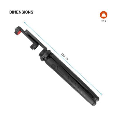 11. FIXED FIXCRT-F-BK Passive Halterung für Mobiltelefone/Smartphones, Schwarz