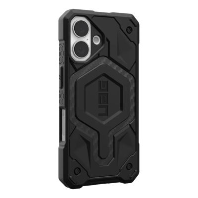 3. UAG Monarch Pro - Schutzhülle für iPhone 16, kompatibel mit MagSafe (Kohlefaser)