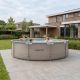 15. VIRTUFIT RUNDER POOL 366 CM MIT FILTPUMPE BEIGE