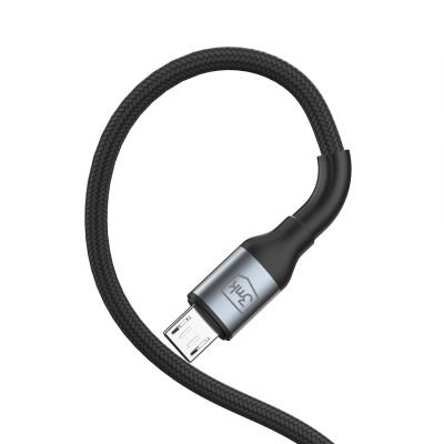 8. 3mk Hyper Cable N-SERIES USB-A / MicroUSB 1m 5V/2,4A 12W / schwarz