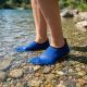 16. Damen-Wasserschuhe aus blauem/schwarzem XQMAX Neopren, Größe 37