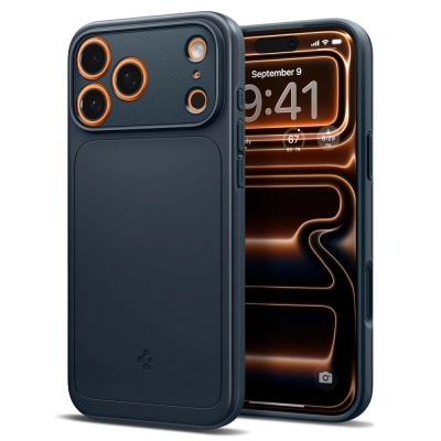 3. Spigen Thin Fit MagSafe Case für iPhone 17 Pro Max - Marineblau