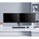 18. MANHATTAN Schreibtischarm für 2x LED/LCD-Fernseher (17-32 Zoll)