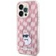 2. Karl Lagerfeld Monogram Choupette iPhone 15 Pro Hülle – Rosa