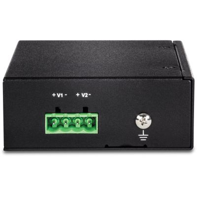 4. TRENDnet TI-PE50 Switch – unmanaged – 4 x 10/100 (PoE+) + 1 x 10/100 – DIN-Schienen- und Wandmontage – PoE+ (90 W) – DC