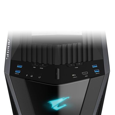 2. Gigabyte AORUS C700 GLASS ATX FullTower Gehäuse Schwarz mit Sichtfenster ohne Netzteil
