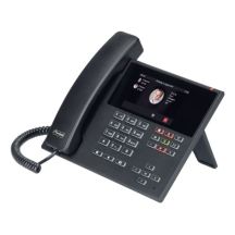 Auerswald COMfortel D-400 VoIP-Telefon mit Anruferkennung/Anklopfen – SIP, RTP, SRTP, SIPS – 6 Leitungen