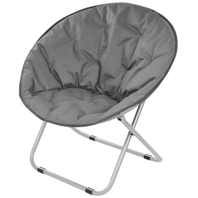 4. MOON CAMPINGSTUHL 82x68x79CM DUNKELGRAU ENERO CAMP