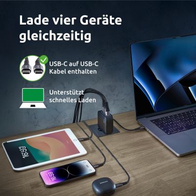 2. USB-A/USB-C-Netzadapter 140 W/7814010 INTENSO