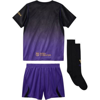 3. Nike FC Barcelona Stadion Auswärtstrikot 2026/27 Kinder-Fußballtrikot Lila-Schwarz II1649 505