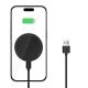 3. Tech-Protect QI15W-A33 induktives Ladegerät mit MagSafe und Ständer mit USB-A/USB-C-Kabel – Schwarz