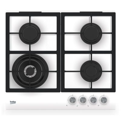 Gaskochfeld BEKO HILW64225SW, Weiß