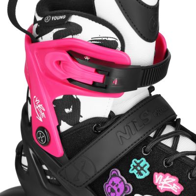 6. NA2053A VIBE PINK ROLLERSCHUHE GRÖSSE M (37-40) NILS EXTREME