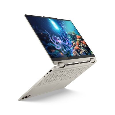 15. Lenovo Yoga 7 16AKP10 Ryzen AI 7 350 16" 2,8K OLED 500 Nits Glänzend 120Hz 16GB LPDDR5x SSD512 Radeon 860M Grafik 70Wh Win11 Seashell