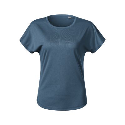 2. Zoom-T-Shirt für Damen (dunkelblaue Denim-Melange)