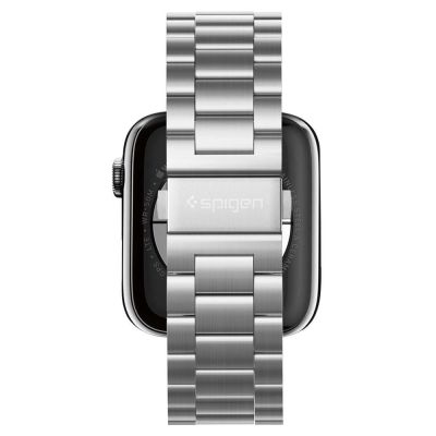 12. Spigen Modern Fit Band für Apple Watch 4/5/6/7/8/9/SE/ Ultra (42/44/45/49 mm) – Silber