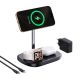 2. Baseus EnerFill FS41 3-in-1 Kühl-Ladegerät mit kabelloser Ladefunktion, EU-Stecker (45 W) und USB-C-zu-USB-C-Kabel – Schwarz