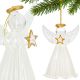 Glas-Christbaumkugel „Engel“ 14 cm – Saska Gift & Decor