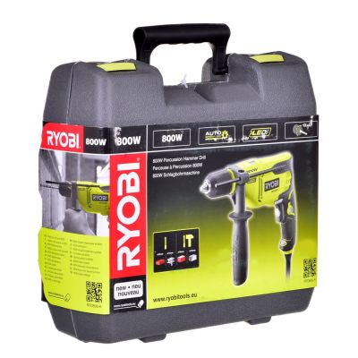 11. 800-W-Schlagbohrmaschine, RYOBI-Koffer