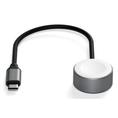 4. Satechi USB-C Schnellladekabel – USB-C-Ladekabel für Apple Watch, 5 W, 20 cm (Space Grau)