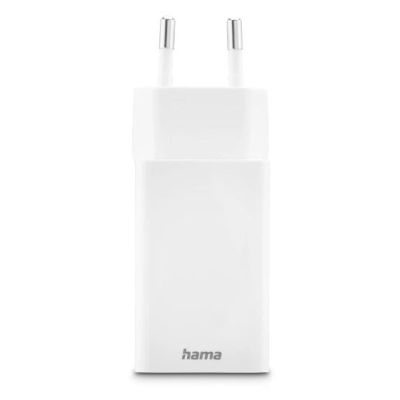 5. Hama 00201993 Handy-Ladegerät für Mobiltelefone, Laptops, Smartphones und Tablets, Weiß, Wechselstrom-Schnellladefunktion, intern